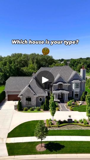 Elegant Ranch Homes, Luxury Home Details, Elegant Houses Exterior, Brick House Makeover, House Tours Interiors Videos, Big Houses Mansions, New Construction Home Ideas, Home Tour Videos, Modern French Country Exterior