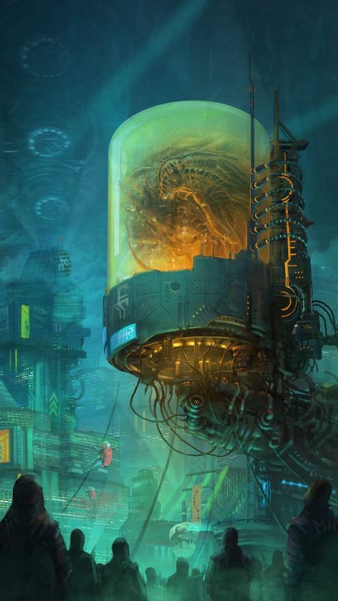 Trophy by snaku6763 Sztuka Science Fiction, Dune Art, Sci Fi City, Sci Fi Environment, Arte Cyberpunk, 다크 판타지, Speculative Fiction, Alien Worlds, Futuristic Art