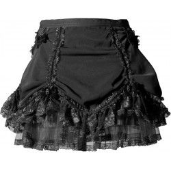 Gothic miniskirt by Sinister, ruffled black lace Skirts Goth, Goth Mini Skirt, Skull Skirt, Goth Skirt, Gothic Skirt, Gothic Skirts, Skirts Short, Gothic Rock, Gothic Outfits