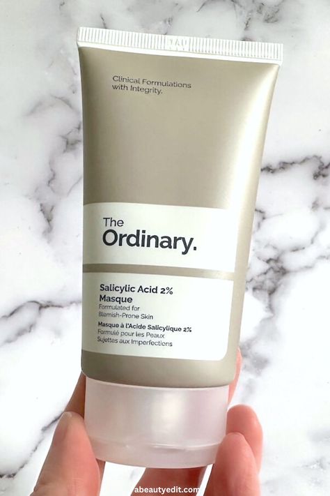 The Ordinary Salicylic Acid 2% Masque Review Salycilic Acid Mask, Ordinary Face Mask, Ordinary Salicylic Mask, The Ordinary Salicylic Acid 2% Masque, The Ordinary Mask, The Ordinary Oily Skin, The Ordinary Vitamin C Guide, Ordinary Mask, Salicylic Acid Benefits