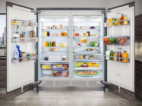 When it comes to Thermador refrigeration, bigger is better. Check out the new 36" Columns. Thermador Refrigerator, Luxury Refrigerator, Best Counter Depth Refrigerator, Integrated Refrigerator, Kitchen Suite, Large Refrigerator, Cabin Kitchen, Best Refrigerator, Built In Refrigerator