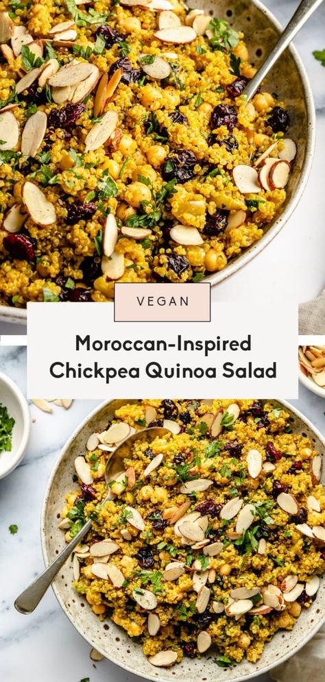 Daily Dozen Recipes, Chicken Pea, Chickpea Quinoa Salad, Everyday Salad, Chickpea Quinoa, Moroccan Chickpea, Chic Peas, Quinoa Recipes Healthy, Pocket Kitchen