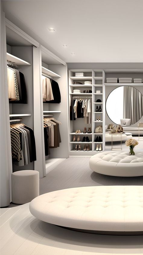 Dream Closet Design, Walk In Closet Design, Dream Life House, Luxury Closets Design, تصميم للمنزل العصري, Closet Decor, Luxury Bedroom Master, Design Room, غرفة ملابس