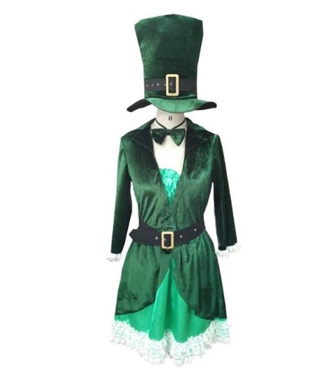 Halloween Party Online Womens Luscious Leprechaun Costume Green Large >>> Click image to review even more details. (This is an affiliate link). Leprechaun Costume, Irish Celebration, Costume Green, Teacher Halloween Costumes, Irish Festival, St Patrick's Day Costumes, Dance Tutus, Teachers Halloween, St Paddys Day