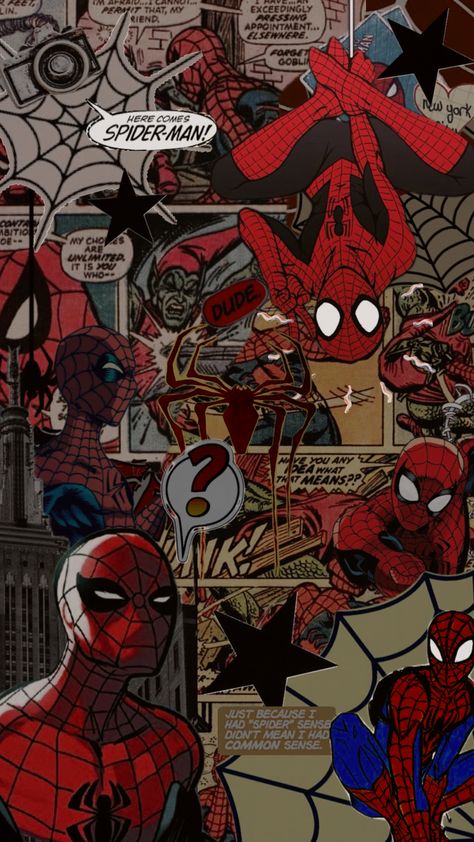 Spiderman Lockscreen, Comic Book Wallpaper, Spiderman Suit, Marvel Phone Wallpaper, Spiderman Poster, Spiderman Comic Art, Christmas Posts, Spiderman Wallpaper, Whatsapp Wallpapers Hd