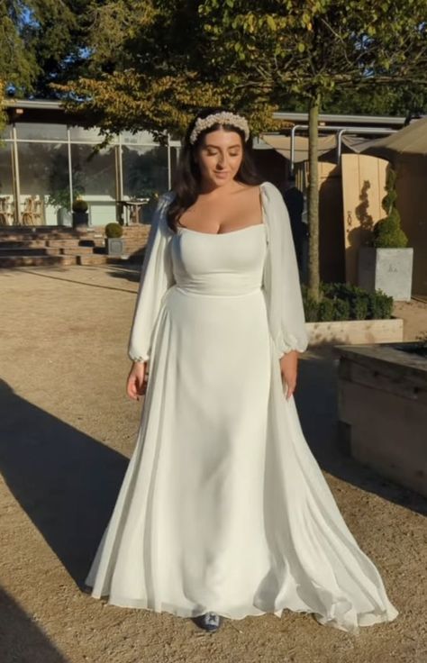 Cottagecore Wedding Dress, Curvy Wedding, Plus Wedding Dresses, Pretty Wedding Dresses, Jenny Yoo, Dream Wedding Ideas Dresses, Sleeve Wedding Dress, Wedding Dresses Plus Size, Wedding Mood