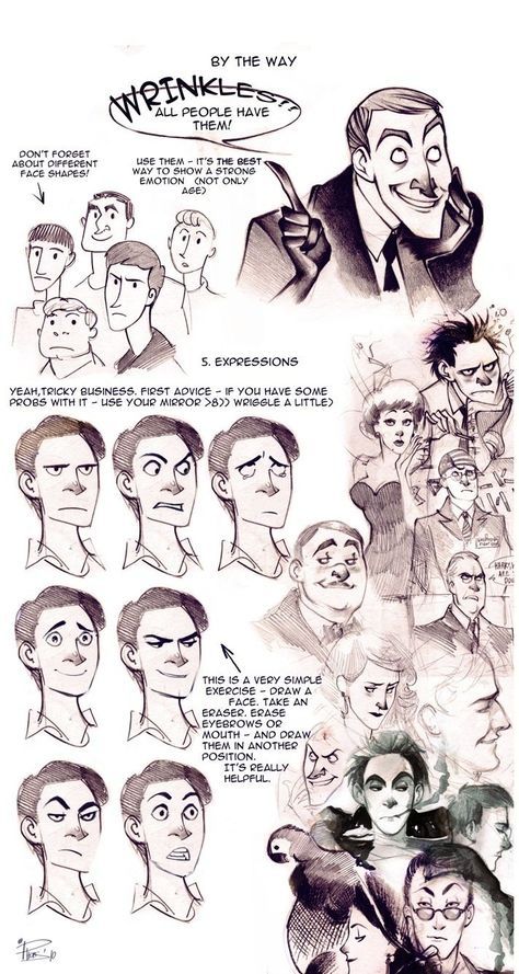 Face Tutorial, Art Advice, Face Characters, Drawing Expressions, Art Tutorials Drawing, Facial Expressions, Digital Art Tutorial, Character Design References, Art Studies