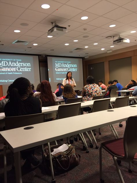 Student receiving an overview of medical and dental careers during the Favrot Fund Advanced Biology Institute at UTHealth.  Thank you MD Anderson for your support! Md Anderson, 2025 Vision, University Of Texas, Future Life, Professions, Biology, Vision Board, University, Medical