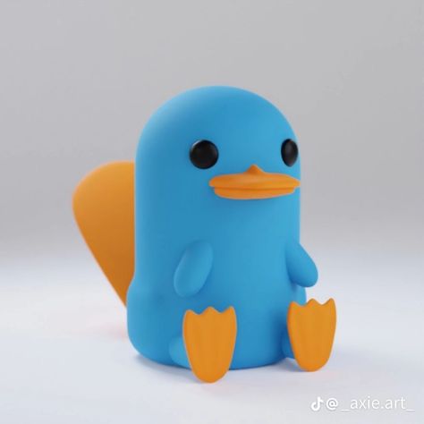 Perry The Platypus Stuffed Animal, Clay Perry The Platypus, Perry The Platypus Clay, Perry Platypus, Perry The Platypus, Platypus, Cute Stuffed Animals, Clay Art, Stuffed Animals