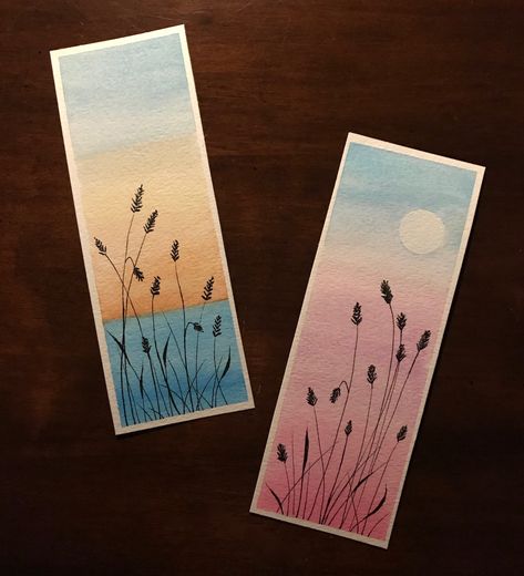 Watercolor Bookmarks Ideas, Bookmarks Ideas, Handmade Bookmarks Diy, Jellyfish Craft, Bookmarks Diy, Learn Watercolor Painting, Watercolor Beginner, Creative Bookmarks, Handmade Bookmarks