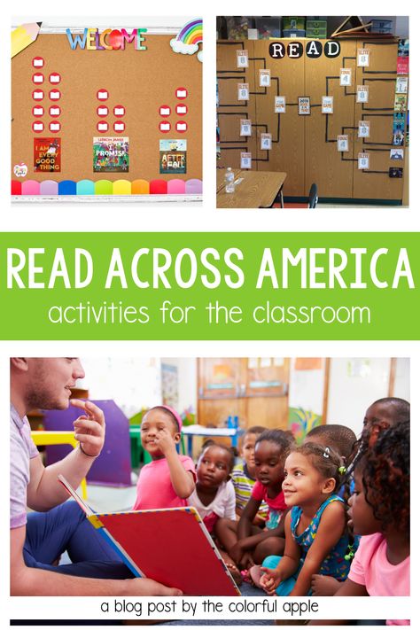 Read Across America Ideas, Read Across America Activities, Reading Engagement Strategies, Classroom Elementary, Dr Seuss Activities, Wake Ideas, Dr Seuss Day, Read Across America, 2nd Grade Classroom