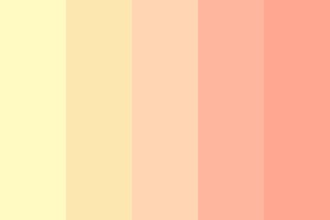 Sunset colors     Yellow-Pink Peach Color Palettes, Sunset Color Palette, Yellow Palette, Pink Color Palette, Pastel Color Schemes, Color Palette Yellow, Pink Palette, Pastel Decor, Color Palette Pink