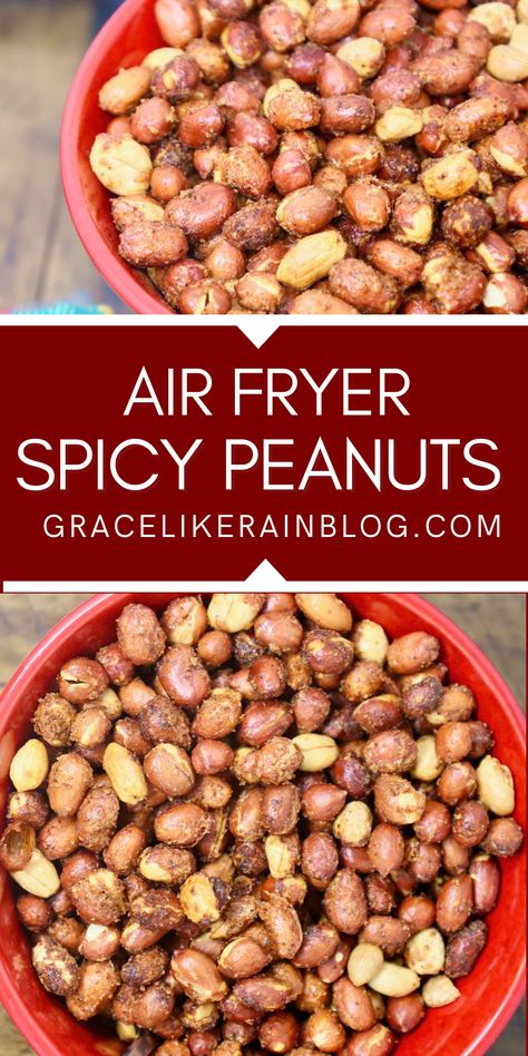 Spanish Peanuts Recipes, Raw Spanish Peanuts Recipes, Spicy Roasted Peanuts Recipe, Fried Peanuts Recipe, Spicy Peanuts Recipe, Stovetop Appetizers, Air Fryer Snacks, Air Fryer Easy, Sriracha Recipes