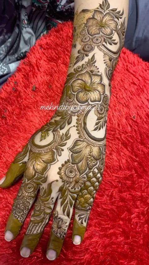 Full Hand Mehndi Designs Kafif, Kafif Design Full Hand Bridal, Mehndi Designs Kafif, Kafif Design Full Hand, Mehandi Degins, Mehendi Designs For Hands Full Hand, Arbi Mehndi, Kafif Design, Floral Mehndi Designs