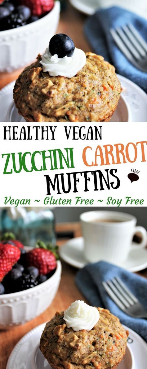 Vegan Healthy Snacks, Vegan Gluten Free Muffins, Carrot Zucchini Muffins, Healthy Vegan Dessert, Flax Muffins, Vegan Zucchini Bread, Zucchini Carrot, Veggie Muffins, Cheesecake Vegan