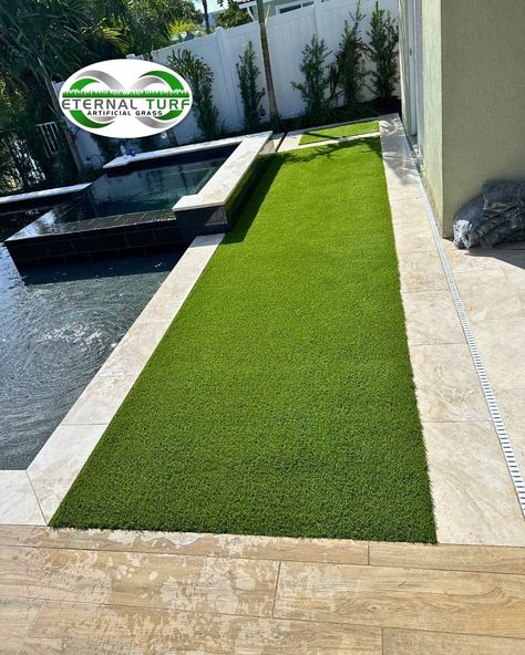 Introducing the ultimate "Stairway to Heaven" 🌿✨—with artificial grass steps leading up to your pool! Why settle for anything less when you can walk barefoot on a soft, lush surface that’s as inviting as your poolside oasis? Dive in and elevate your outdoor space today! 🌊🏞️⁠ ⁠ #StairwayToHeaven #PoolsideGoals #ArtificialGrass #EternalTurfGrass #LawnPerfection #OutdoorOasis Grass Steps, Walking Barefoot, Stairway To Heaven, Artificial Grass, To Heaven, Outdoor Oasis, Outdoor Space, Oasis, Diving