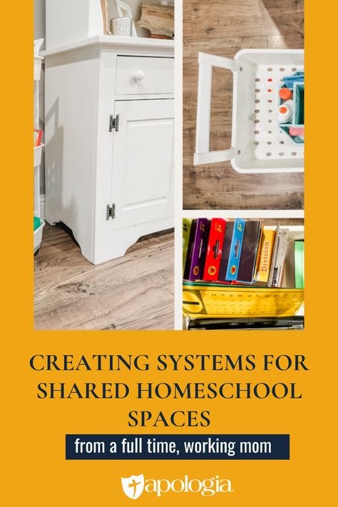 Having a home as a shared space for work, school, and life can quickly become overwhelming without systems in place. This blog post includes tips for creating systems for shared homeschool spaces as well as other homeschool planning tips from a full-time working homeschool mom! Homeschool Daily Schedule, Physical Science High School, Creating Systems, High School Biology, Planning Board, High School Science, Homeschool Planning, Free Homeschool, Preschool Science