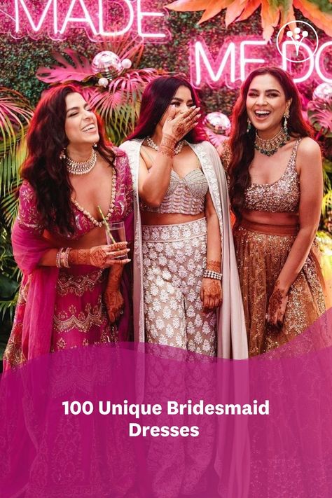 Lehengas For Reception Bridesmaid, Braidsmaids Dresses Indian, Outfit Ideas For Bridesmaids Indian, Bridesmaid Dresses For Indian Wedding, Wedding Season Dresses Indian, Unique Bridesmaid Outfits, Bridesmaids Dresses Indian, Indian Wedding Outfits For Bridesmaid, Reception Dress Bridesmaid Indian