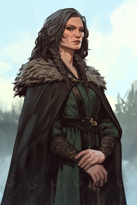 Lady Velrosa Nanda, High Steward of Nightstone, Lawful Good Human Noble (Storm King’s Thunder) Maege Mormont, Lawful Good, Storm Kings Thunder, Noble Woman, Good Human, Noble Lady, D D Character Ideas, Storm King, Elves Fantasy