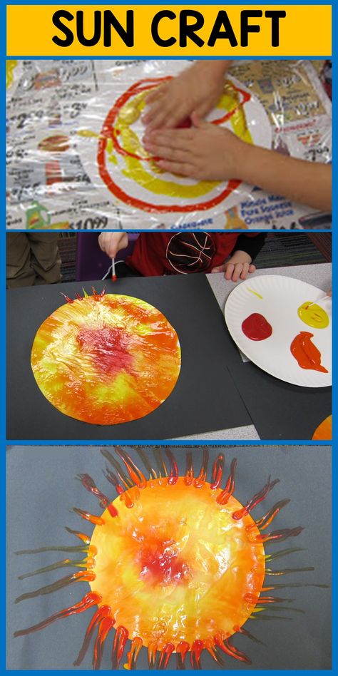 I love this craft for space week from Mrs. Karen's Preschool -a great sensory activity too! Space Week Preschool Crafts, Kindergarten Space Crafts, Space Art Crafts For Preschool, Out Of Space Crafts Preschool, Space Project Preschool, Outerspace Activity Toddlers, Art Idea For Preschoolers, U Is For Universe Preschool, Planets Activity For Preschool