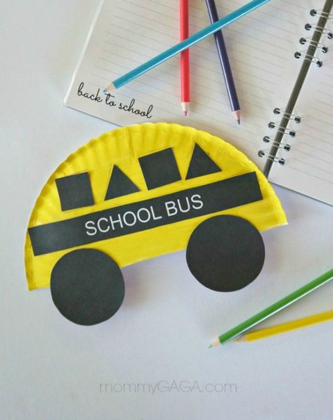 Bus Craft, School Bus Crafts, Back To School Crafts For Kids, Labor Day Crafts, Bus Crafts, Yellow Crafts, Transportation Crafts, K Crafts, Fun Fall Crafts