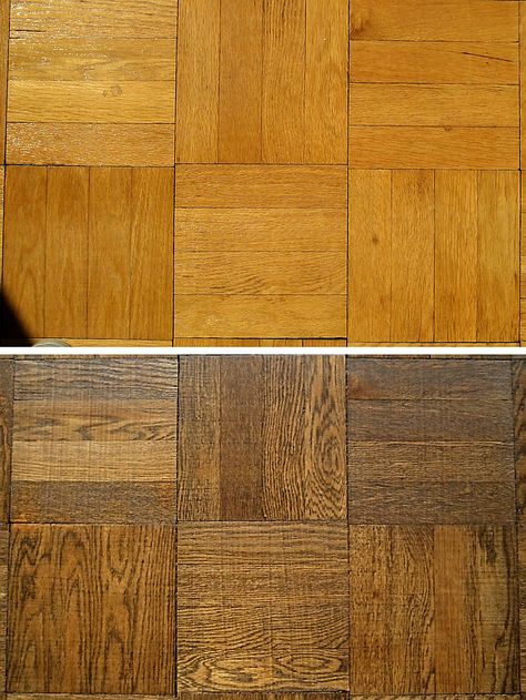 Parquet - Sanding And Refinishing Question - Flooring - DIY Parkay Flooring, Flooring Parquet, Flooring Diy, Foyer Flooring, Oak Parquet Flooring, Parquet Floors, Kitchen Floors, Wood Parquet Flooring, Parquet Floor