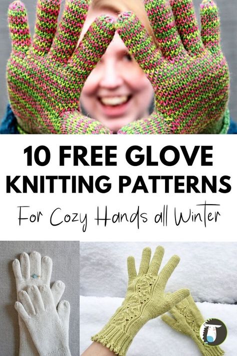 Keep your hands and fingers warm with these 10 FREE Glove Knitting Patterns #knitting #gloves #freepatterns #knittingpatterns #whattoknit #knit Glove Knitting Patterns, Knitting Gloves Pattern, Knitted Gloves Mittens, Glove Pattern, Knit Projects, Gloves Pattern, Knit Gloves, Knitting Blogs, Fingerless Gloves Knitted