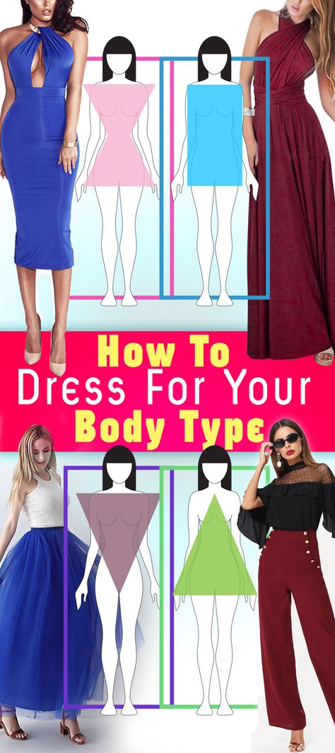 Big Hips Outfit, Small Waist Big Hips, Dresses For Big Bust, Type Of Dress, Dress To Buy, Dress For Your Body Type, Dress Body Type, Rectangle Body Shape, Triangle Body Shape