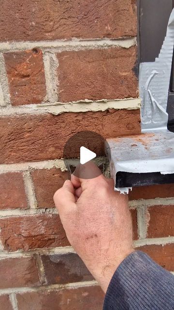 broadlandscapes on Instagram: "Favourite one yet, colour and texture bang on. Extra rapid white adhesive with cement dye powders red and black.  - - - -  #brickwork #repair #construction #satisfying" Brick Restoration, Repair Cracked Concrete, Brick House Exterior Makeover, Mortar Repair, Concrete Repair Products, Brick Repair, Red Brick House Exterior, How To Clean Brick, Mobile Home Repair