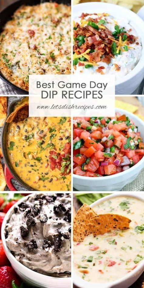 Game Day Dip, Super Bowl Essen, Superbowl Recipes, Healthy Superbowl, Delicious Dips, Healthy Superbowl Snacks, Bowl Party Food, Snacks Appetizers, Superbowl Appetizers