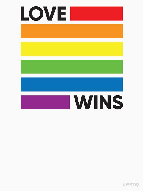 Rainbow Flag Love Wins - LGBT Pride by LGBTIQ redbubble Monday Morning Quotes, Pride Quotes, Lgbt T Shirts, Pride Day, Love Wins, Lgbt Art, Rainbow Wallpaper, Love And Pride, Wallpaper Collection