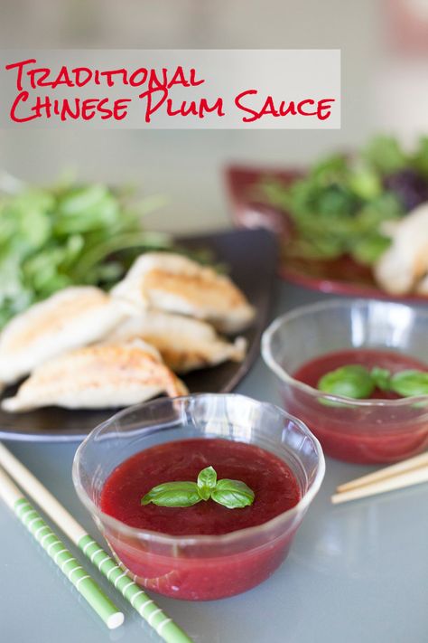 Traditional Chinese Plum Sauce from Scratch Plum Sauce Recipe, Homemade Chinese, Plum Recipes, Plum Sauce, Asian Sauce, Savory Sauce, Asian Cooking, Asian Dishes, Canning Recipes