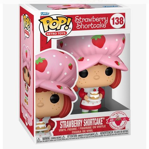 Strawberry Shortcake Funko Pop! 138 Retro New In Box@@@ Vinyl Figure Rare Funko Pop, Strawberry Stuff, Funko Pop Dolls, Funk Pop, Pop Dolls, Pop Disney, Pop Display, 2024 Christmas, Pop Figures