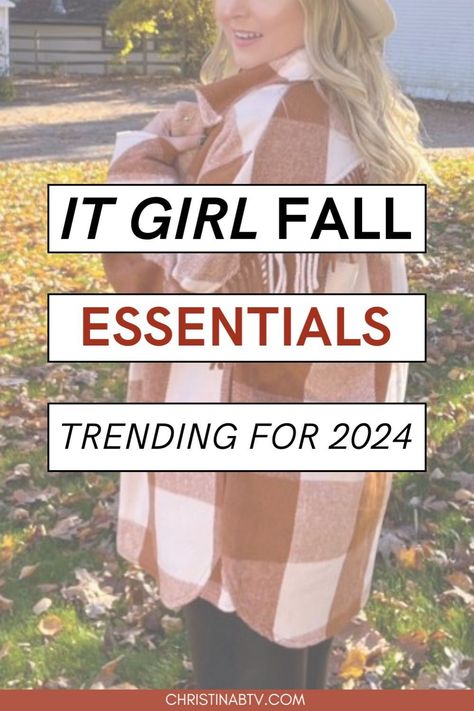 Transform your fall wardrobe with our insights into It Girl Fall 2024 Fashion Trends To Try For Yourself. Discover the essential Fall Outfits 2024 that every fashionista needs. Our blog post highlights the top Fall 2024 Fashion Trends, from cozy knits to statement coats. Explore our favorite Fall Outfits For Women to keep you looking fashionable and feeling confident all season long. Fall Women’s Outfit 2024, Fall Style Women 2024, Trending Fall Fashion 2024, Cute Outfits Fall 2024, Women’s Style Fall 2024, Clothing Trends 2024 Fall, Fall 2024 Outfits Casual, Woman’s Fall Outfits 2024, Women’s Fall Outfit Ideas