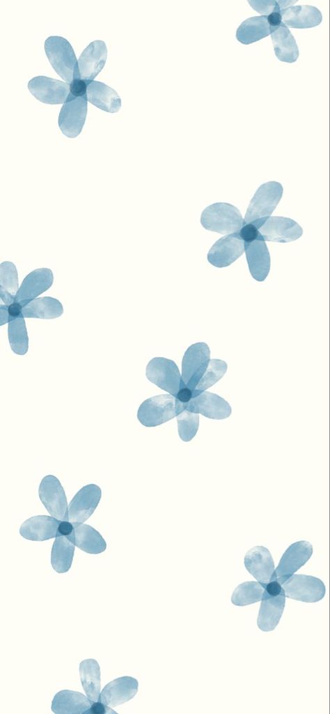 Simple Wallpaper Iphone Blue, Cute Wallpapers For Phone Blue, Simple Phone Homescreen Wallpaper, Cute Blue Flowers Wallpapers Aesthetic, Light Blue Floral Aesthetic, Blue Ditsy Floral Wallpaper, Aesthetic Iphone Wallpaper Widget, Aesthetic Blue Wallpaper Flower, Blue Floral Phone Wallpaper