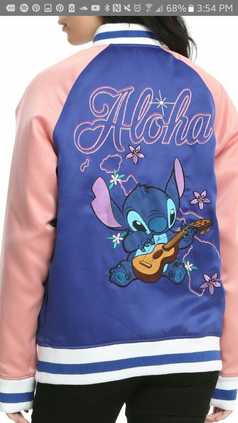 Fandom Merch, Lilo Und Stitch, Stitch Blue, Style List, Disney Merch, Disney Jacket, Stitch Quote, Lilo Y Stitch, Lilo Et Stitch