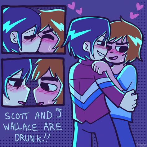 Funny Anime Couples, Bf Video, Scott Pilgrim Comic, Comfort Art, Scott Pilgrim Vs. The World, Vs The World, Scott Pilgrim, Light Of My Life, Sketchbook Art Inspiration