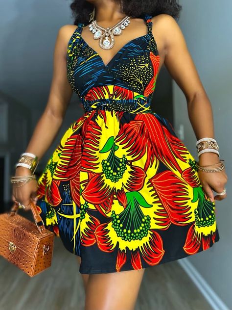 Ankara Short Gown Dresses, Short Infinity Dress, Printed Bridesmaid Dresses, African Print Maxi Skirt, African Fabric Dress, Short African Dresses, African Wedding Dress, Ankara Dresses, Dress African