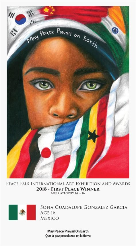 Show details for May Peace Prevail on Earth 2018 by Sofia Guadalupe Poster On World Peace, World Peace Art Artworks, Peace Without Limits Drawing, Cultivating A Culture Of Peace Poster, Poster On Peace, World Peace Drawing, Peace Poster Drawing Ideas, World Peace Poster, World Peace Art