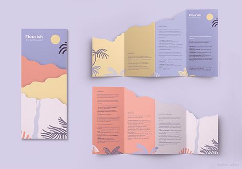 Booklet Design Ideas Creative, Brochure Folding Ideas Creative, Cool Leaflet Design, Creative Pamphlet Design, Brochure Design 4 Folds, Brochure Design Ideas Creative, Brochure Graphic Design Inspiration, Creative Book Design Ideas, Brochures Design Creative