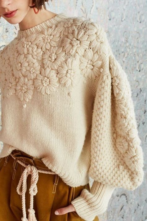 Sustainable Knitwear, Men Crochet, Knitwear Inspiration, Pola Sulam, Mode Casual, 자수 디자인, Crochet Design, Knitwear Fashion, Sweater Brands