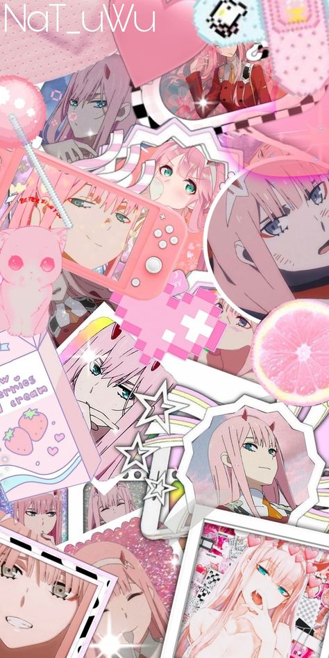 Girly Pfp, Two Wallpaper, Anime Zero, Cap Cup, So Kawaii, Minecraft Anime, Game Pictures, Zero Two, Darling In The Franxx