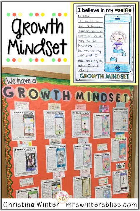 Growth Mindset Anchor Chart 3rd Grade, Grade 4 Bulletin Board Ideas, Growth Mindset Elementary, Math Mindset, Growth Mindset Vs Fixed Mindset, Mindset Bulletin Board, Growth Mindset Lessons, Growth Mindset Resources, Growth Mindset Bulletin Board