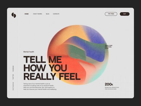 Mental Health Website by Levi Wilson for QClay on Dribbble Mental Health Website, Health App Design, Health Website, Logos Ideas, Ui Design Website, Homepage Design, Portfolio Web Design, App Design Inspiration, Mental Health Resources