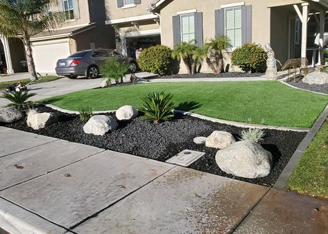 Gallery - ProLawn Turf Front Yard Garden Landscaping, Small Front Yard Landscaping Ideas, Xeriscape Front Yard, Front Yard Patio, Front Yards Curb Appeal, Front Yard Landscape, Garden Landscaping Ideas, Lake Houses Exterior, Small Front Yard Landscaping