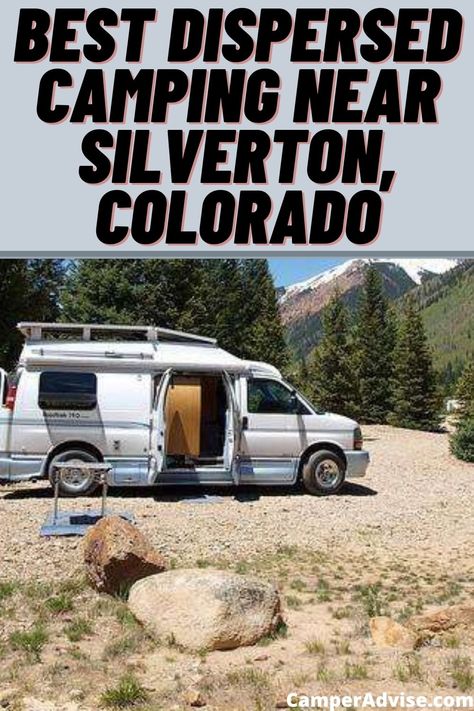 In this article, I have shared information on dispersed camping near silverton colorado. These dispersed camping in silverton co are perfect for boondocking. Boondocking Camping, Account Photo, Ohv Trails, Silverton Colorado, Dispersed Camping, Camping Colorado, Rv Destination, Gmc Motorhome, Road Trip To Colorado