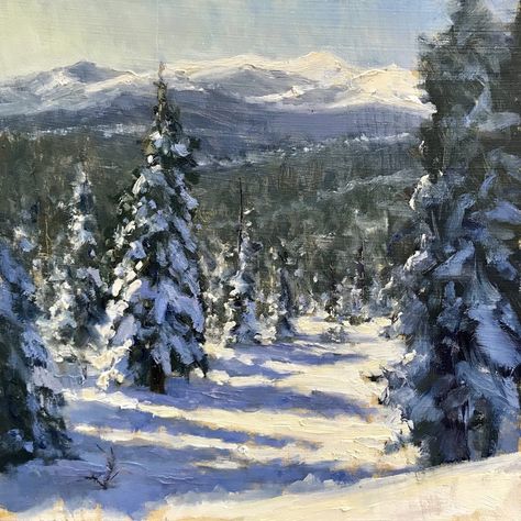 Welcome To California, Winter Scene Paintings, Canvas Art Painting Acrylic, Butterfly Art Painting, Winter Landscape Painting, Scene Drawing, Art Retreats, Snowy Landscape, Painting Snow