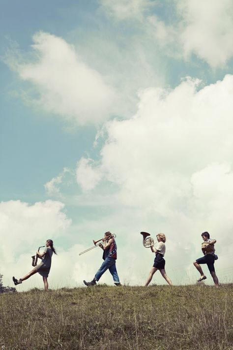 Group Photo Editorial, Mother Photoshoot, Band Images, Folk Band, Band Photoshoot, Saxophone Player, Group Portrait, Band Photography, A Group Of People