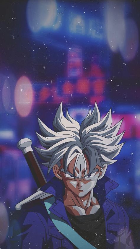 Ultra Instinct Trunks  By 17Silence Trunks Super Saiyan, Goten Y Trunks, Dbz Wallpapers, Image Dbz, Dragon Ball Wallpaper Iphone, Dragon Ball Super Wallpapers, Dragon Ball Art Goku, Dragon Ball Super Artwork, Anime Villians