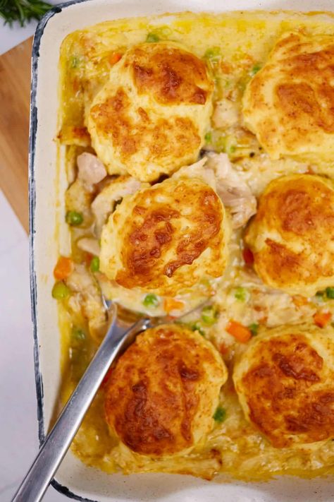 Baked Chicken And Dumplings, Hot Dog Casserole, Chicken Dumpling Casserole, Biscuit Casserole, Leftover Casserole, Biscuits Casserole, Chefs Recipes, Homemade Chicken And Dumplings, Frozen Dumplings